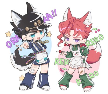 __kujo_jotaro_and_kakyoin_noriaki_jojo_no_kimyou_na_bouken_and_1_more_drawn_by_fishumarket__sample-c356aa5ffd47548dd4bab36fa49cac1d