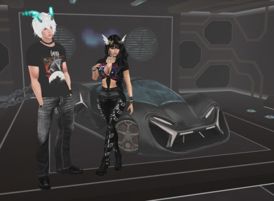 ginandhelenagarageblkcar