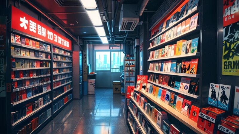 Leonardo_Anime_XL_Little_neon_cyberpunk_manga_books_and_anime_0