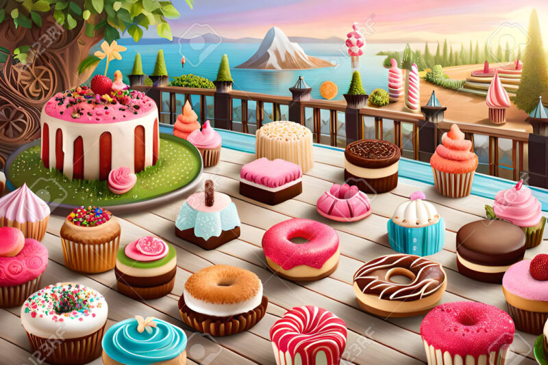 204810254-colorful-fantasy-dessert-world-the-place-is-full-of-delicious-sweet-delicacies-cookies-donuts