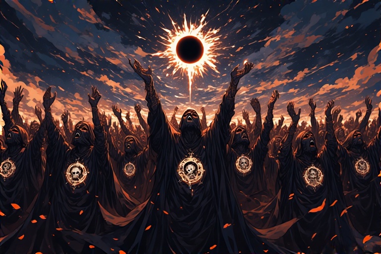 a_crowd_of_sorcerers_worshiper