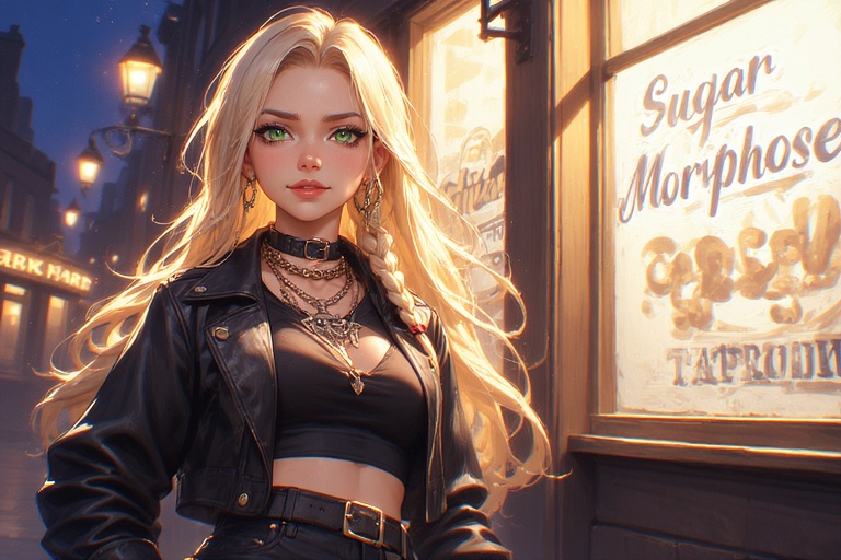 An_attractive_woman_with_green (1)