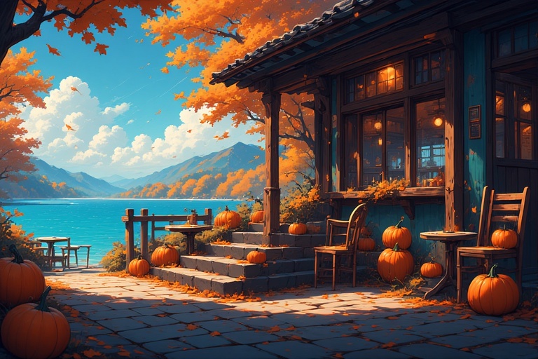 fall-themed_cafe_by_the_blue_l