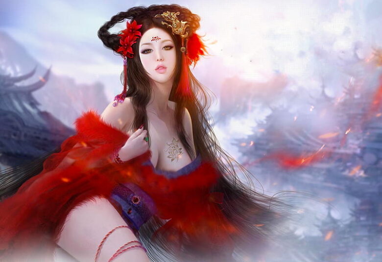 HD-wallpaper-exotic-woman-pretty-art-fantasy-exotic-girl-digital-sexy-woman