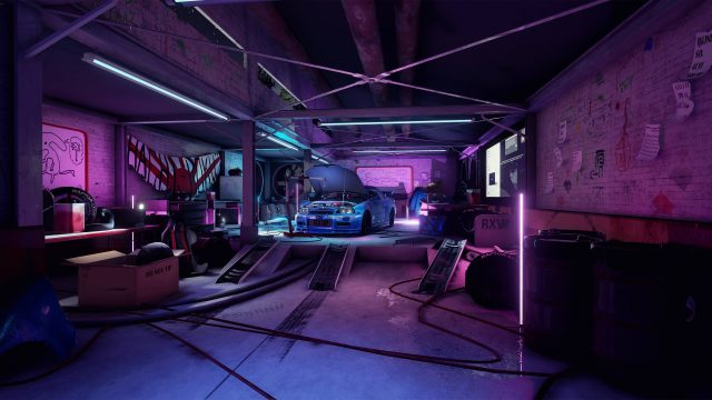 custom-car-shop-art-4k