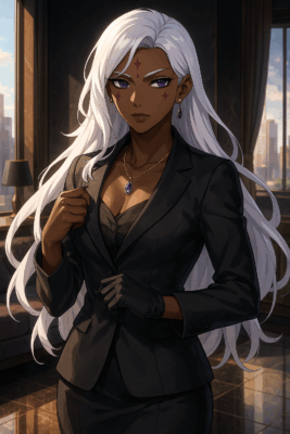 Regal Elegance in City Light