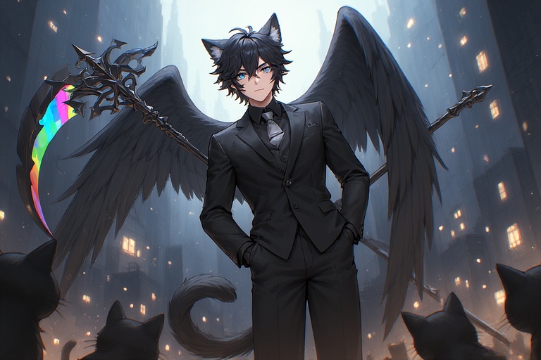 mysterious_heavenly_black_cat_