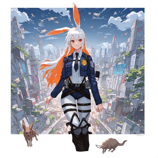 A_female_bunny_officer_with_lo (2)