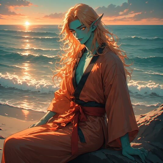 Background_The_beach_at_dawn_T