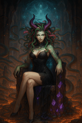 Gothic Goddess in Serpent's Lair