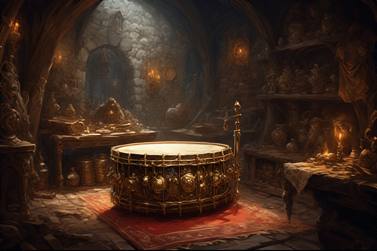 a_guilded_bone_drum_in_a_hidde