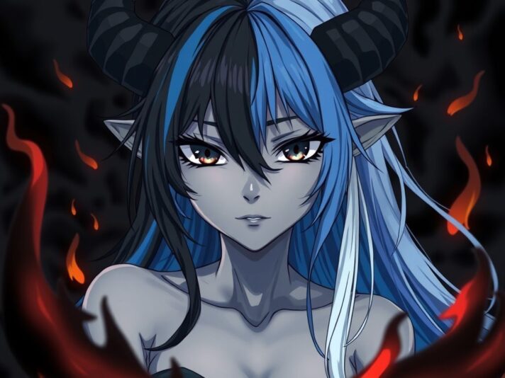 zeza.surrounded by black fire