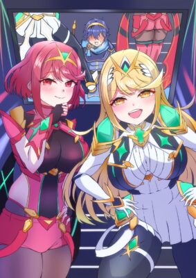 __pyra_mythra_marth_and_mythra_fire_emblem_and_4_more_drawn_by_otama_otama_ladle23__sample-23a0f8dc83bf94097dbc144b1eedde60