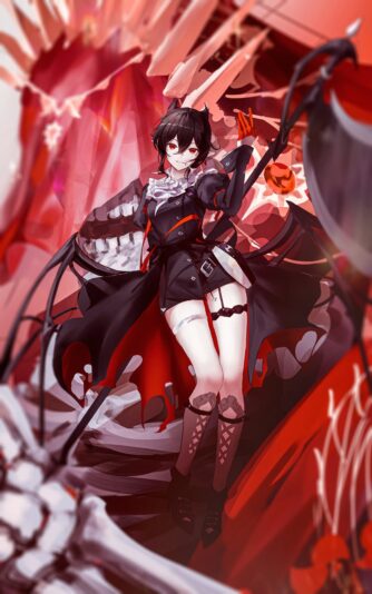 __entelechia_arknights_drawn_by_ressec__sample-9a67c70368ca668824a9f331f1eede4b