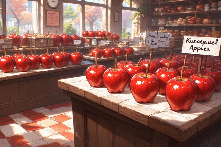 A_table_at_a_bakery_with_red_c (1)