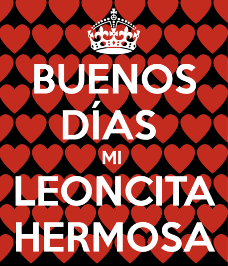 buenos-días-mi-leoncita-hermosa